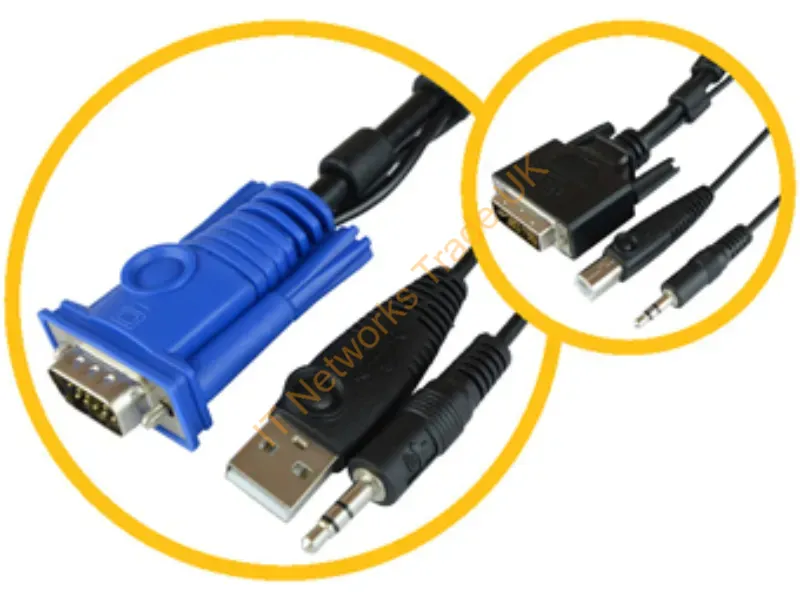 RSS-CBL-VGA - Raritan Rss-Cbl-Vga Kvm Cable Black, Blue 70.9" (1.8 M)
