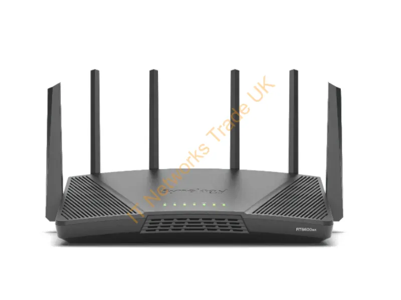 RT6600AX - Synology Rt6600Ax Router Wifi6 1Xwan 3Xgbe 1X2.5Gb Wireless Router Tri-Band (2.4 Ghz / 5 Ghz / 5 Ghz) Black