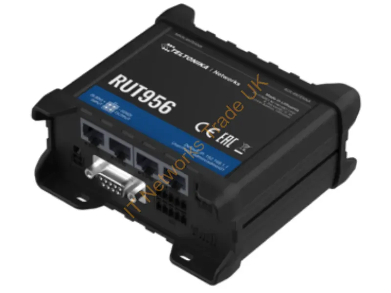 RUT956200000 - Teltonika RUT956 Wireless Router 3-Port-Switch with SD Card Slot