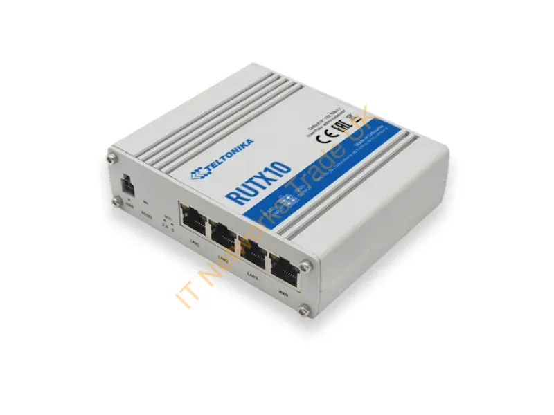RUTX10000000 - Teltonika RUTX10 Wireless Router 4-port Switch