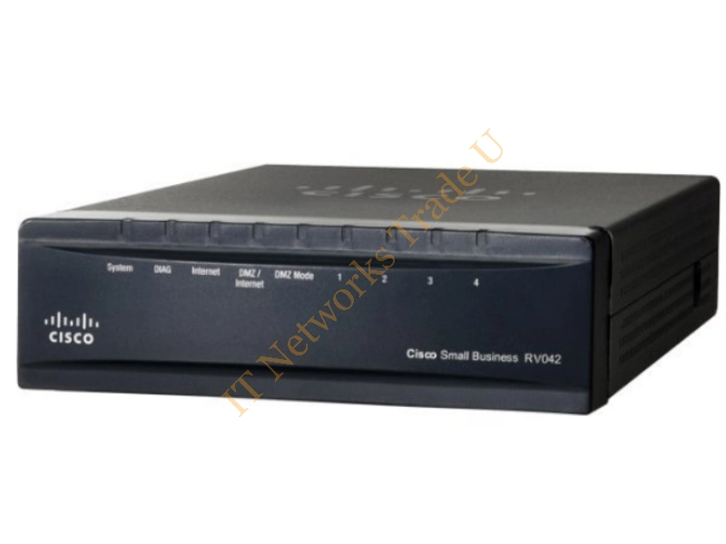 RV042-EU - Cisco RV042 Ethernet LAN Black, Silver wired router