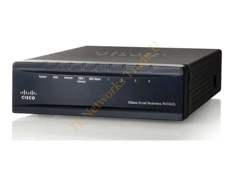 RV042G-K9-NA Cisco RV042 Dual WAN 6 Ports Desktop VPN Router