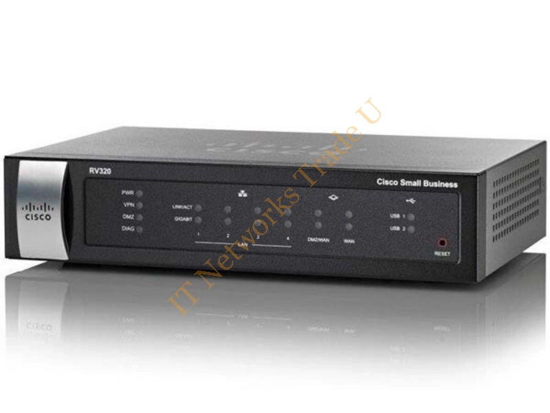 Cisco RV320 Dual WAN VPN Router 6 Ports