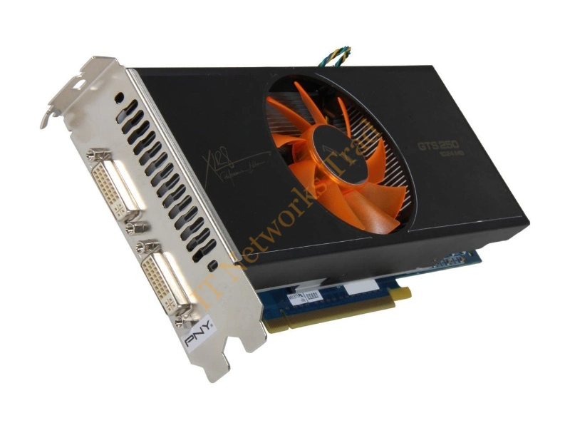 RVCGGTS2501LXXB PNY GeForce GTS 250 1GB 256-Bit GDDR3 PCI Express 2 x16 HDCP Ready SLI Support Video Graphics Card