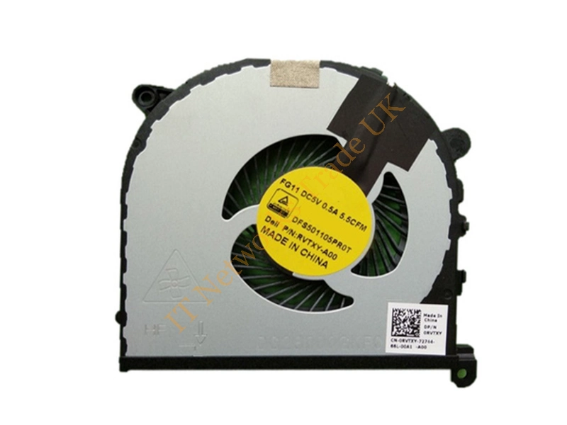 RVTXY Dell Laptop for Fan XPS 9550 Cooling Fan