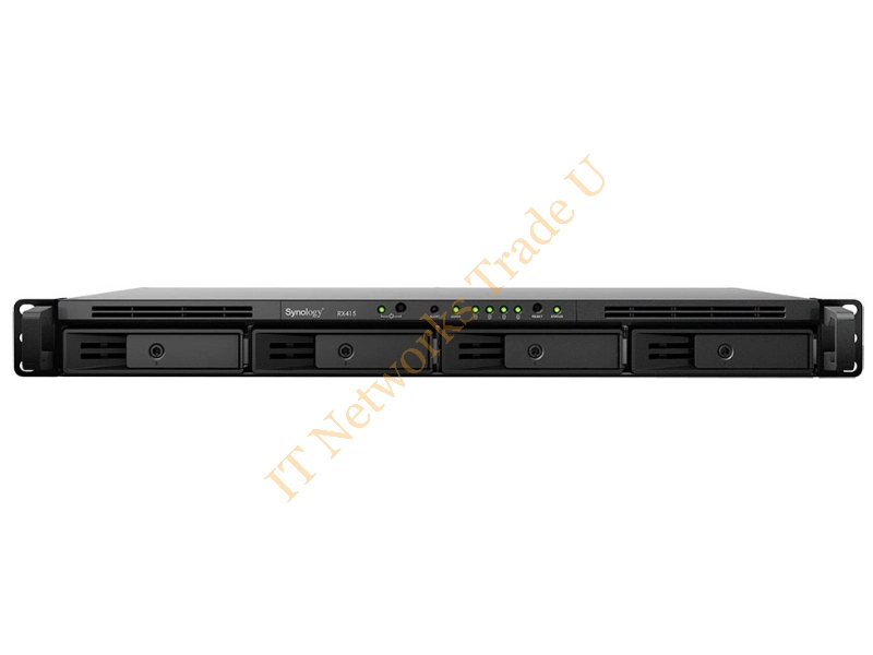 RX415 - Synology RX415 Rack (1U) Black disk array Storage Array Network (SAN)