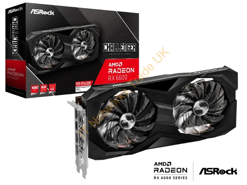 RX6600CLD8G - Asrock Challenger Rx6600 Cld 8G Amd Radeon Rx 6600 8 Gb Gddr6