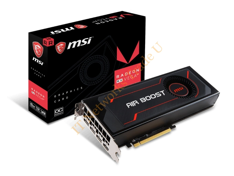MSI RXVEGA64AIRBOOST8GOC Radeon RX Vega 64 8GB High Bandwidth Memory 2 (HBM2) graphics card