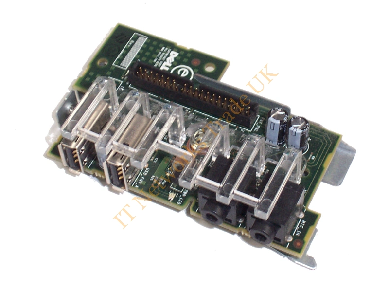 RY698 Dell Metal Plate Includes USB/Audio Control Panel