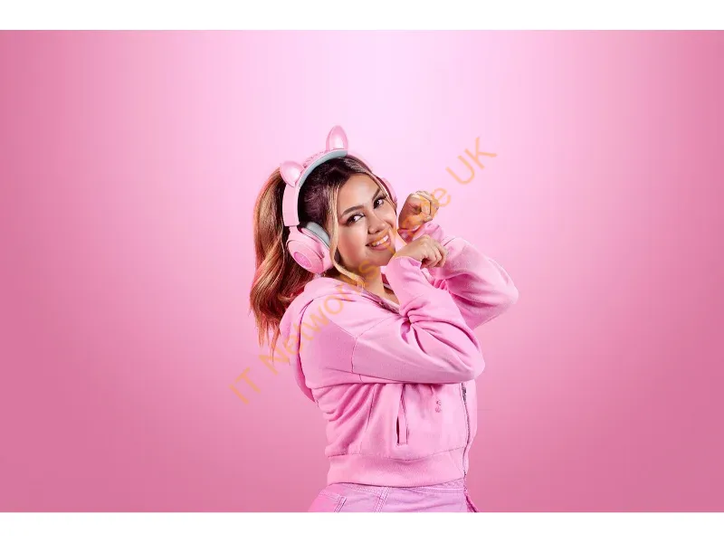 RZ04-04510200-R3M1 - Razer Kraken Kitty V2 Pro Headset Wired Head-band Gaming USB Type-A Pink