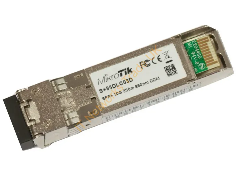 S+85DLC03D - Strategic Sourcing Mikrotik Sfp+ Transceiver 10G 850Nm 300M Multi-Mode