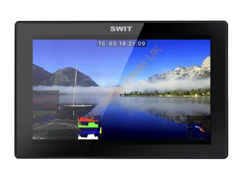 S-1073F - SWIT S-1073F camera monitor 17.8 cm (7") Black 1920 x 1200 pixels