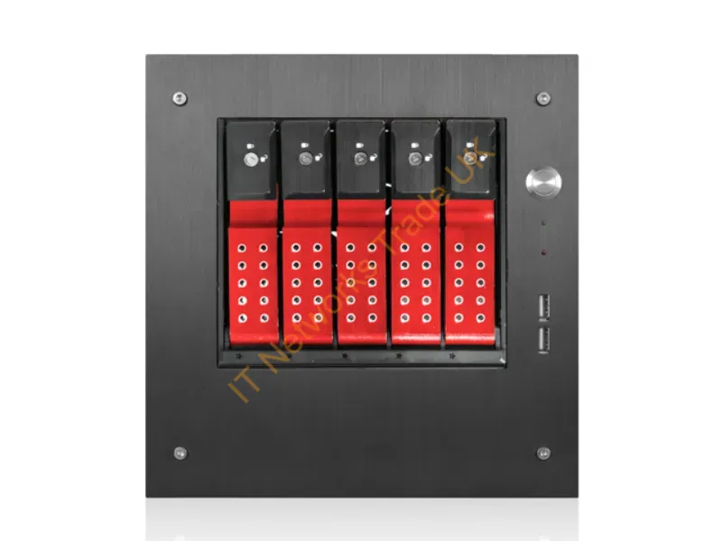 S-35-DE5RD - Istarusa S-35-De5 Mini Tower Black, Red
