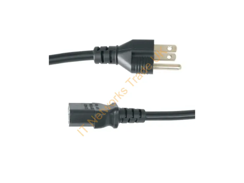 S-IEC-24X100 - Middle Atlantic Products S-Iec-24X100 Power Cable Black 23.6" (0.6 M) Nema 5-15P