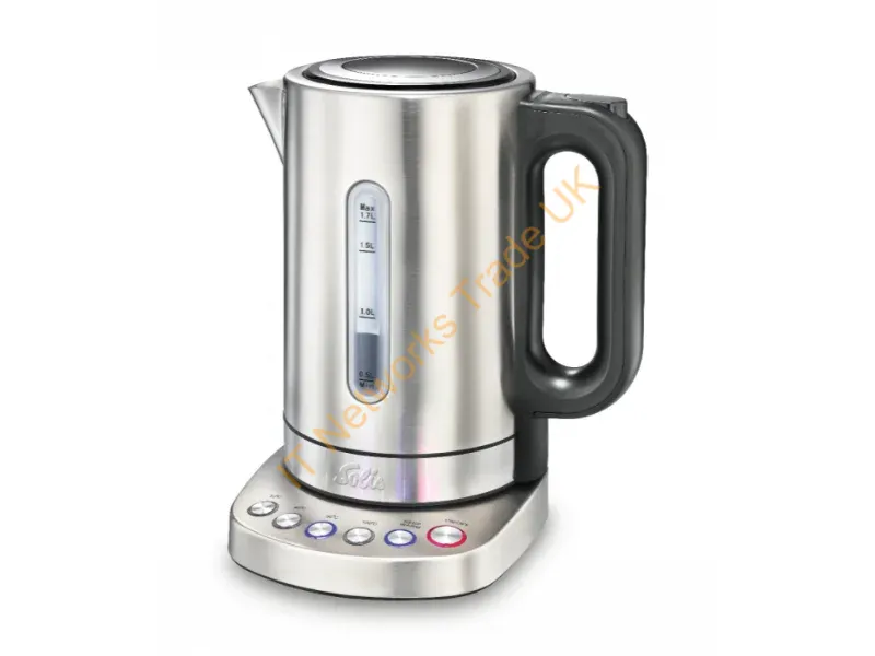 S0210 - Solis Vario Temp Kettle electric kettle 1.7 L 2200 W Stainless steel