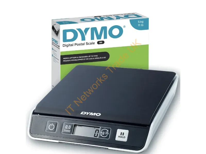 S0929000 - DYMO M5 Digital Package & Shipping Scale | up to 5KG Capacity | 20 cm x 20 cm
