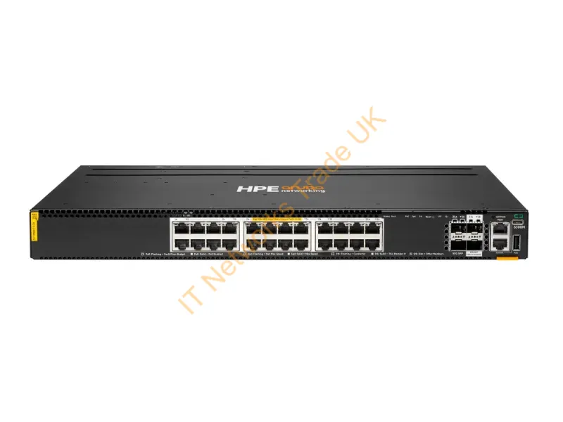 S0F99A - Hpe Aruba Networking Cx 6300M 24P 10M/100M/1G Class4 Poe 4P Sfp56 50G TAA Switch