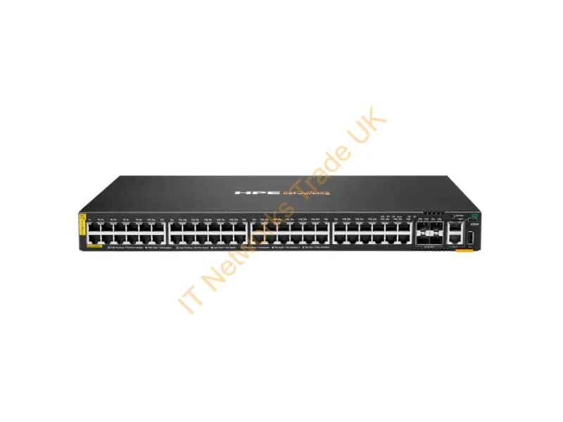 S0G16A - Hpe Aruba Networking Cx 6200F 48G Class 4 Poe 4Sfp 370W TAA Managed L3 Gigabit Ethernet (10/100/1000) Power Over Ethernet (Poe) 1U