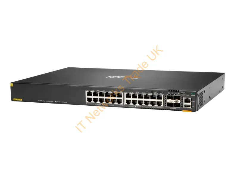 S0M82A - Hpe Aruba Networking Cx 6200F 24G Class-4 Poe 4Sfp 370W Switch