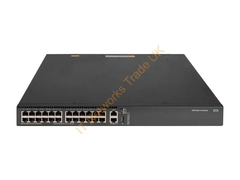 S0S34A - Hpe Networking Comware Switch 24P Multigigabit 100M/1G/2.5G/5G/10Gbase-T Poe8 1 Slot 5600Hi