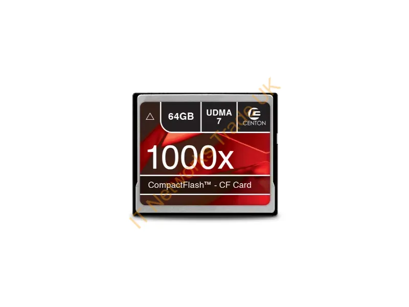 S1-CF1000X-64G Centon 64GB 1000x CompactFlash (CF) Memory Card