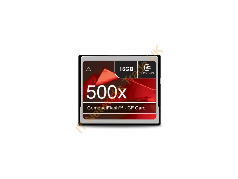 S1-CF500X-16G Centon 16GB 500X CompactFlash (CF) Memory Card
