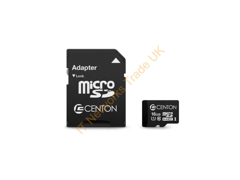 S1-MSDHU1-16G Centon 16GB microSDHC UHS-I Flash Memory Card