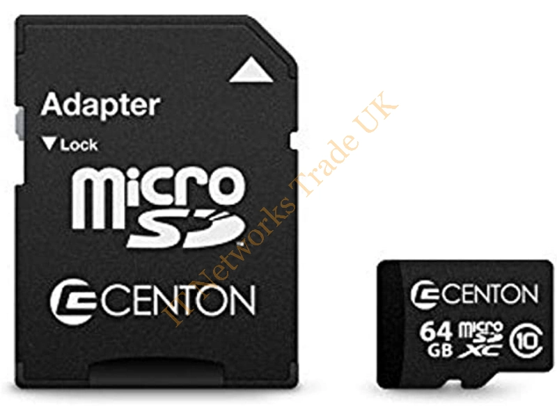 S1-MSDXC10-64GTAA Centon 64GB Class 10 microSDXC Flash Memory Card