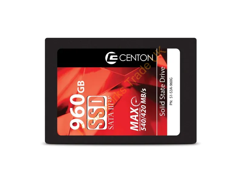 S1-S3A-960G - Centon S1-S3A-960G Internal Solid State Drive 2.5" 960 Gb Serial Ata Iii