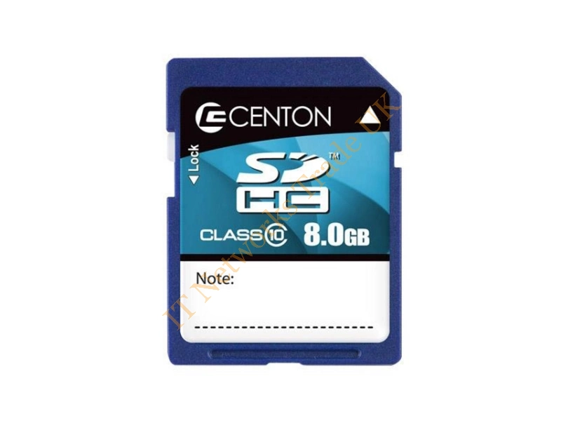S1-SDHC10-8G Centon 8GB Class 10 SDHC Flash Memory Card