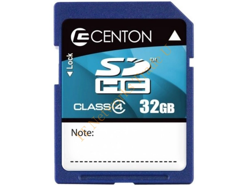 S1-SDHC4-32G Centon 32GB Class 4 SDHC Flash Memory Card