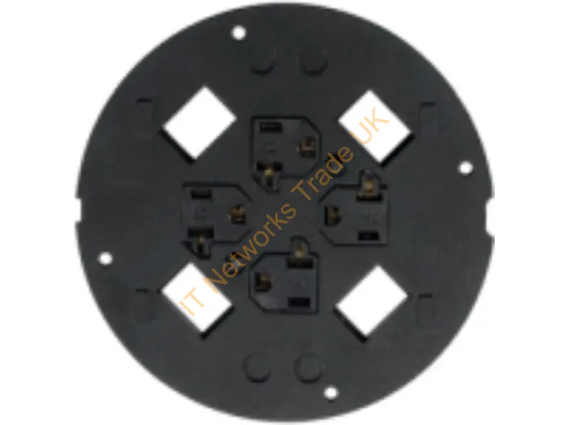 S1SP4X4 - Hubbell Premise Wiring Subplate, 4X4 Hubbell, Sys 1