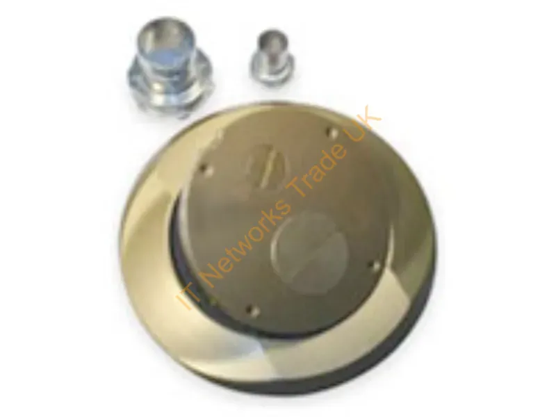 S1SPFFBRS - Hubbell Premise Wiring Subplate Furn.Feed, Sys1,Brass
