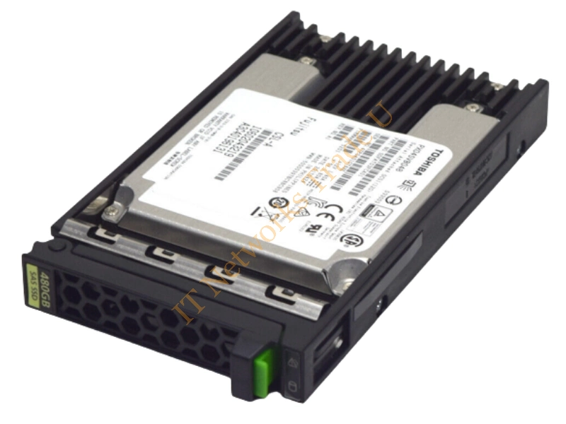 S26361-F5614-L480 Fujitsu Enterprise Performance 480GB SAS 12Gb/s Hot-Swappable Mixed Use 2.5-inch Solid State Drive with Tray SSD Storage