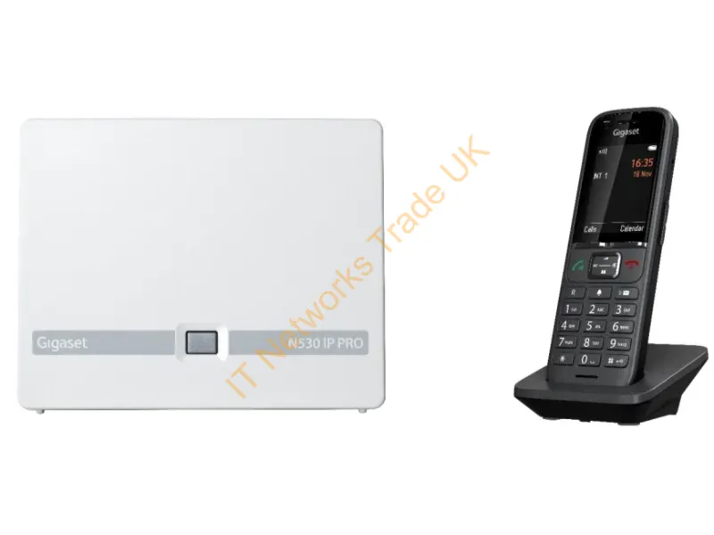 S30852-H3216-R102 - Gigaset N530 IP PRO + S700H PRO DECT telephone Caller ID Anthracite
