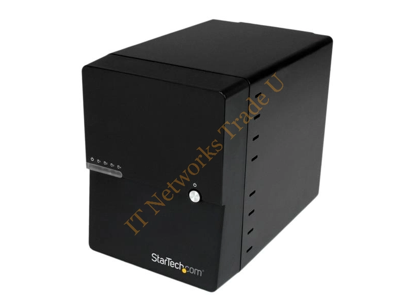 StarTech.com USB 3.0 / eSATA 4-Bay 3.5in SATA III Hard Drive Enclosure w/ built-in HDD Fan & UASP €" SATA 6Gbps Accessory
