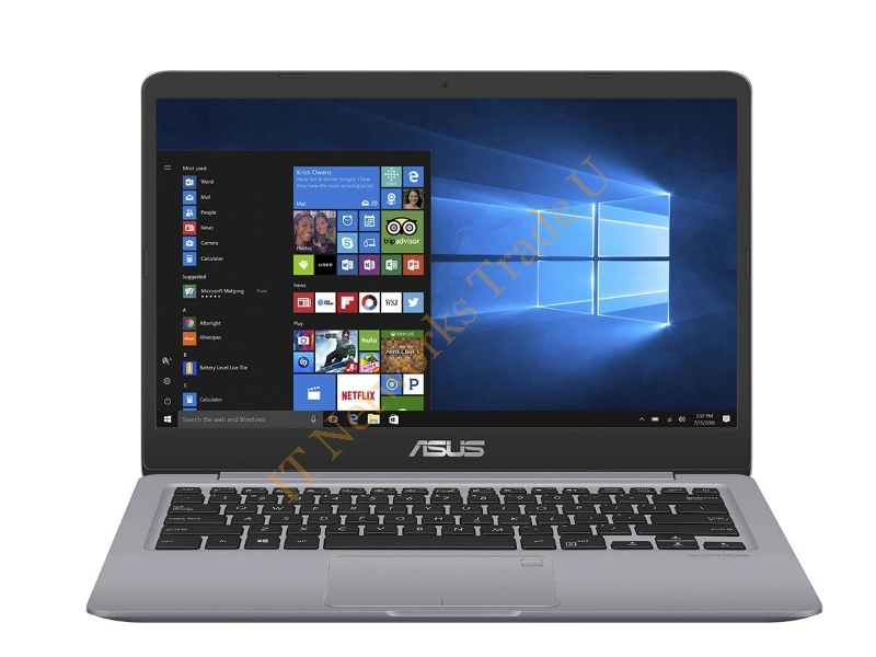 ASUS VivoBook S14 S410UA-BV050T 2.40GHz i3-7100U 14" 1366 x 768pixels Grey Notebook Laptop System