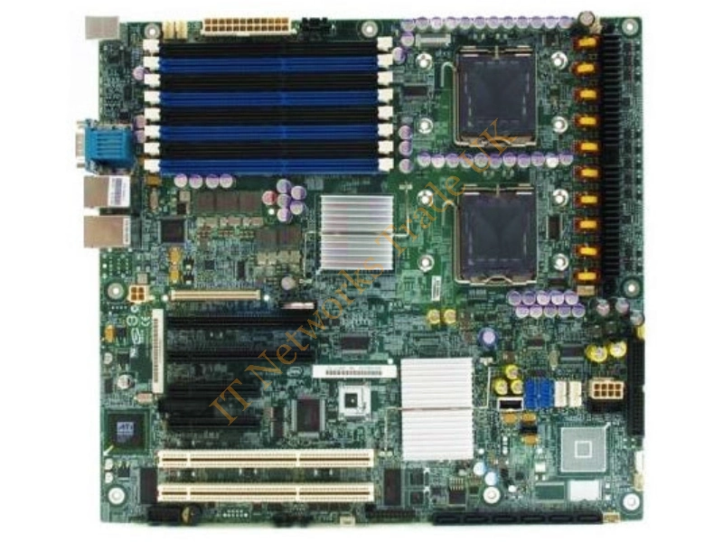 S5000PSLSASR Intel Dual Xeon SSI EEB Server Motherboard, Socket 771, 1333MHz FSB, Upto 32GB DDR2 Memory Support