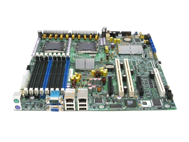 S5000VSA4DIMM-QC Intel Xeon 32GB 8 FBDIMMS 6 SATA 3GBPS Server Motherboard