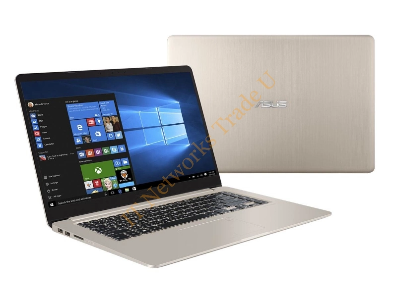 ASUS VivoBook S15 S510UA-BQ079T 2.40GHz i3-7100U 15.6" 1920 x 1080pixels Gold Notebook Laptop System