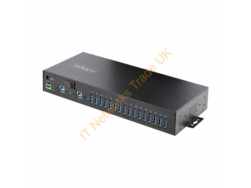S5G16AINDS-USB-A-HUB - Startech.Com S5G16Ainds-Usb-A-Hub Interface Hub 2 X Usb 3.2 Gen 1 (3.1 Gen 1) Type-B 5000 Mbit/S Black
