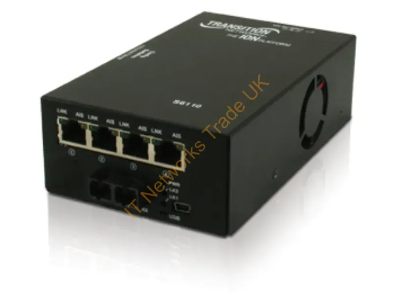 S6110-1040-NA - Transition Networks 4X T1/E1 Ion Without Ethernet, 1Xsfp
