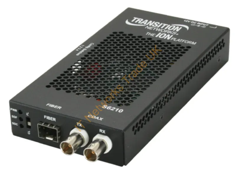 S6210-3013-NA - Transition Networks Ds3-T3/Es Coax To Fiber, Mm Sc, 2Km W/Na