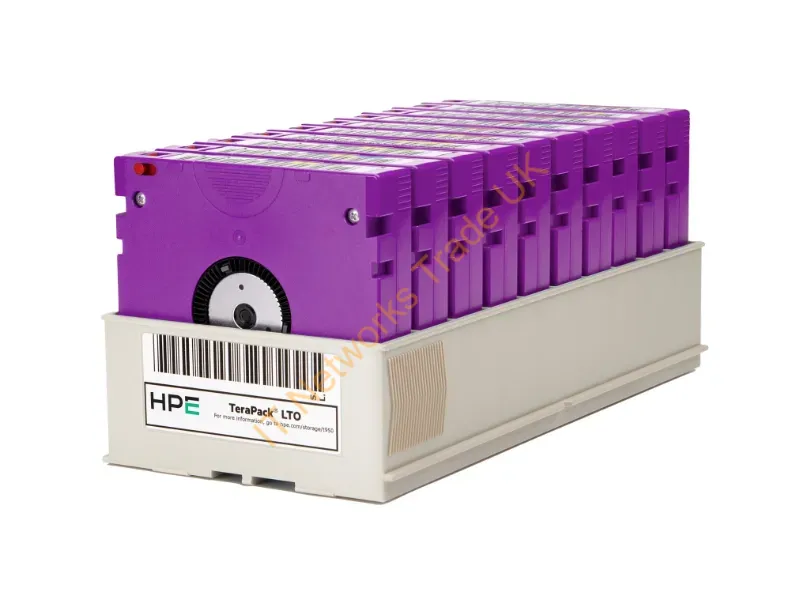 S6P57A - Hpe Spectra Terapack Lto-10 Ultrium 75Tb Rw Non Custom Labeled 10 Data Cartridges