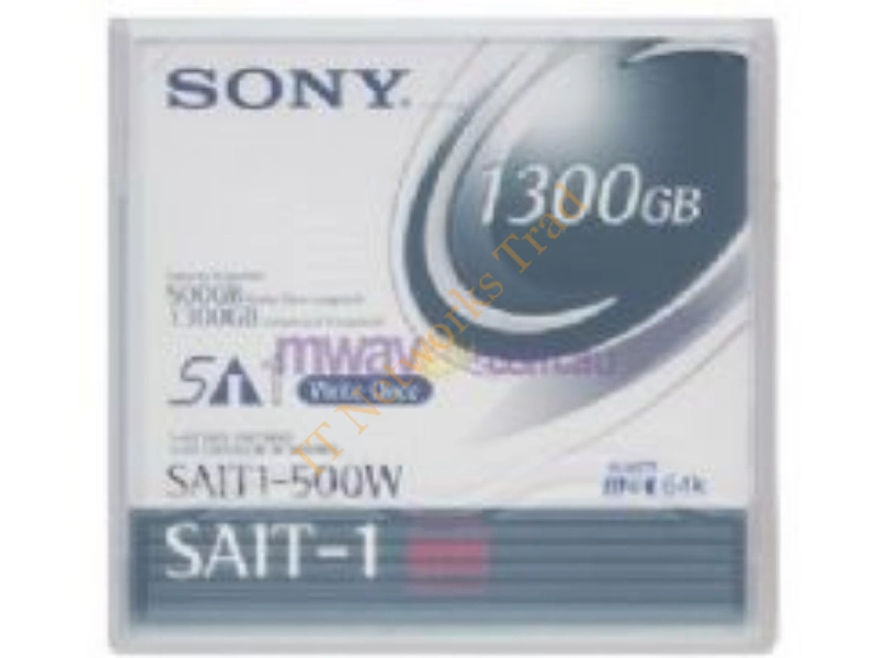 SAIT1-500W Sony S-AIT1 WORM Tape Cartridge SAIT SAIT-1 500GB (Native) / 1.3TB (Compressed) Tape Media Storage