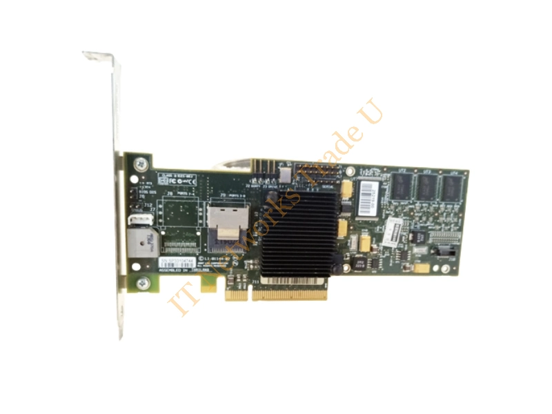 SAS8704EM2 LSI MegaRAID SAS / SATA 3Gb/s 128MB PCI-Expressx8 Low-profile Card Raid Controller