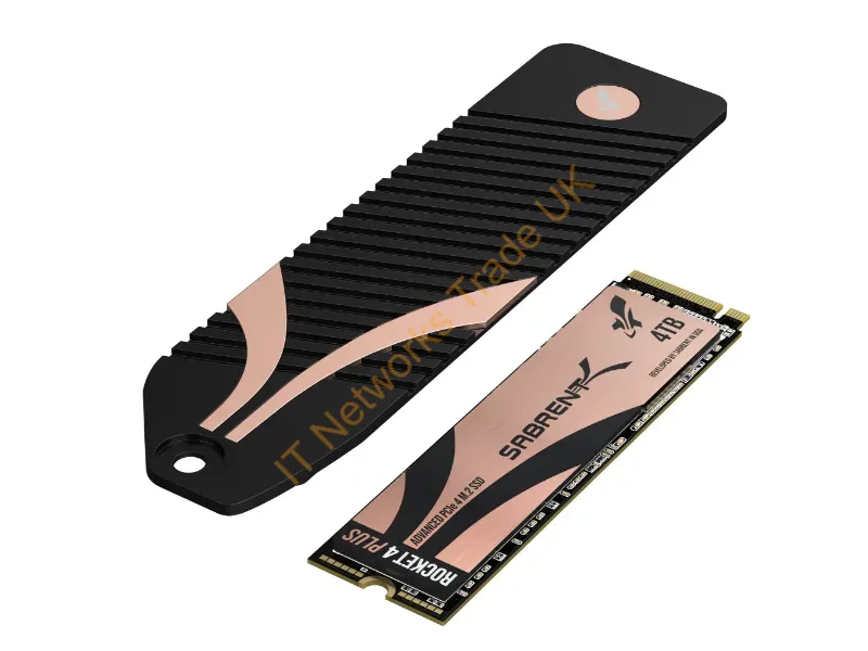 SB-RKT4P-PSHS-4TB - Sabrent Sb-Rkt4P-Pshs-4Tb Internal Solid State Drive M.2 4000 Gb Pci Express 4.0 Tlc Nvme