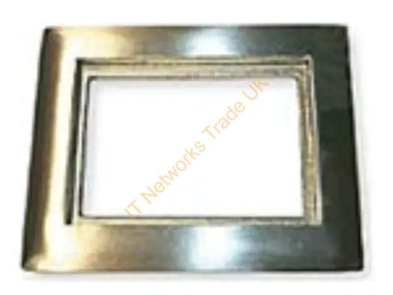 SB3083 - Hubbell Premise Wiring Carpet Flange, 1-G, Rect, Brs