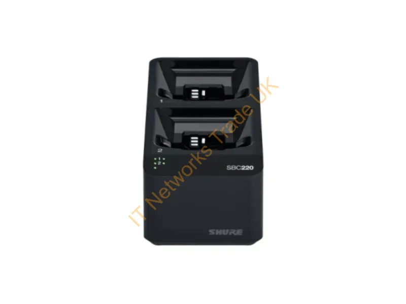 SBC220 - Shure Sbc220 Charging Station Organizer Freestanding Plastic Black