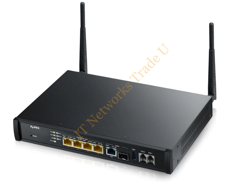 SBG3500-N000-EU01V1F - ZyXEL SBG3500-N Gigabit Ethernet Black network wireless router